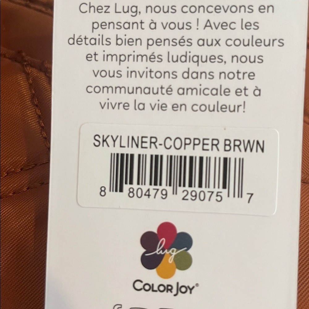 Lug Medium Tote with Trolley Sleeve Skyliner Copper Brown - Picture 8 of 8